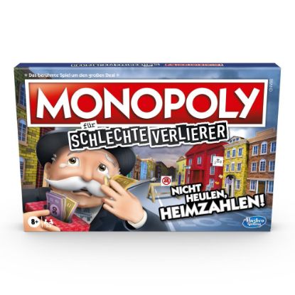 Picture of Hasbro Gaming, Monopoly, Für schlechte Verlierer, E9972100  