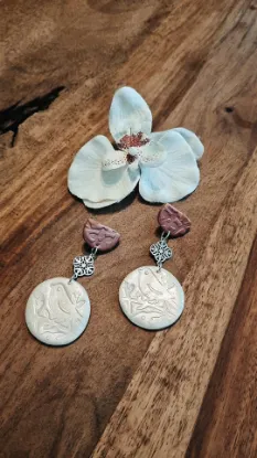 Bild von Statement Ohrringe 🤍 Polymer Clay 
