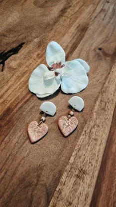 Bild von Statement Ohrringe 🤍 Polymer Clay 