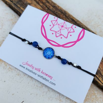 Bild von GoodVibes - Armband mit Fassung Edelstahl