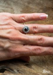 Picture of Ring mit Streifenachat und Sterling-Silber