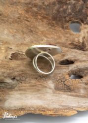 Picture of Ring mit gefärbtem Achat und Sterling-Silber
