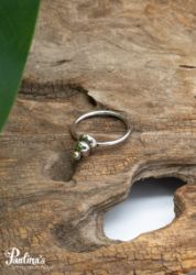 Bild von Ring „Balance-Steine“ Sterling-Silber