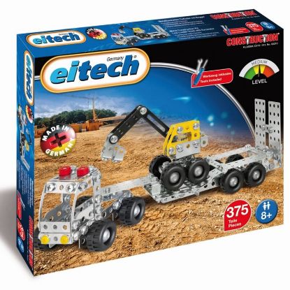 Bild von Tieflader mit Bagger (Markenspielware > eitech®)