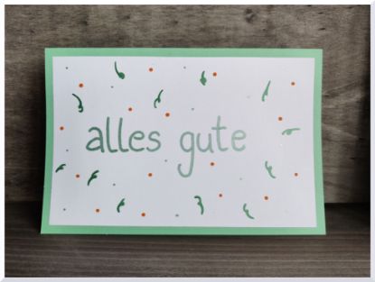 Grußkarte "Alles Gute 4"
