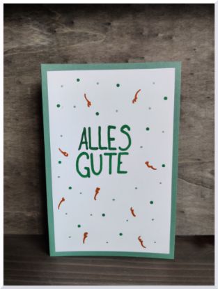 Grußkarte "Alles Gute 5"