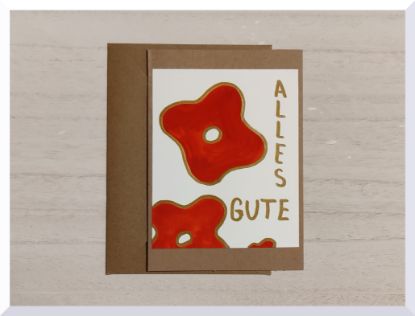 Grußkarte "Alles Gute 8"
