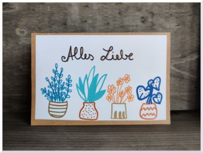 Grußkarte "Alles Liebe 3"