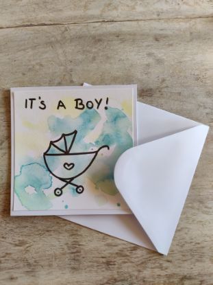 Grußkarte "It's a boy"