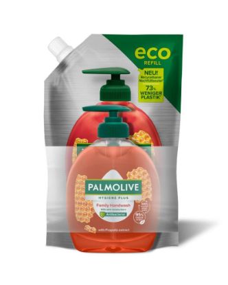 Bild von Palmolive, Flüssigseife Pumpe + Nachfüllbeutel 300 ml/500 ml  FAMILY