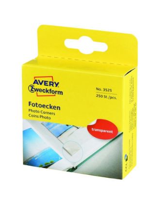 Picture of Avery Zweckform, Fotoecken, Transparent, 250 Stück, 3525 Transparent 03525