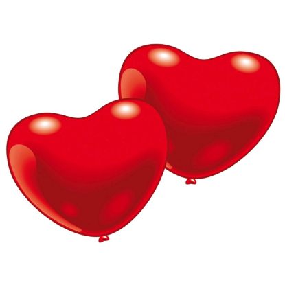 Bild von Everts, Herzballon klein, 20 cm, Rot, 48335 Rot 