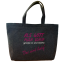 Bild von Filz-Tasche "Als Gott mich schuf", dunkelgrau