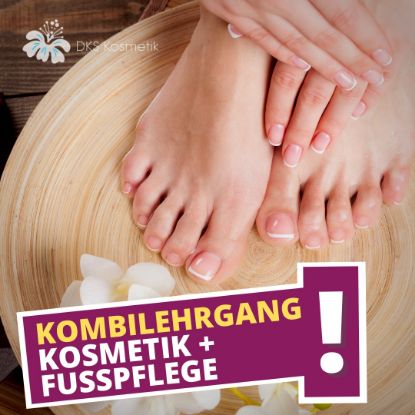 Picture of FERNSTUDIUM  KOMBI Ausbildung KOSMETIK & FUSSPFLEGE Basislehrgang 