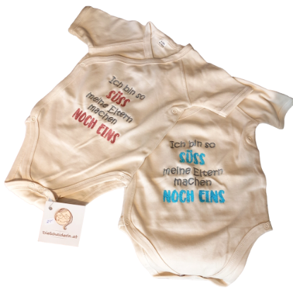 Bild von Baby-Wickelbody "Ich bin SÜSS"