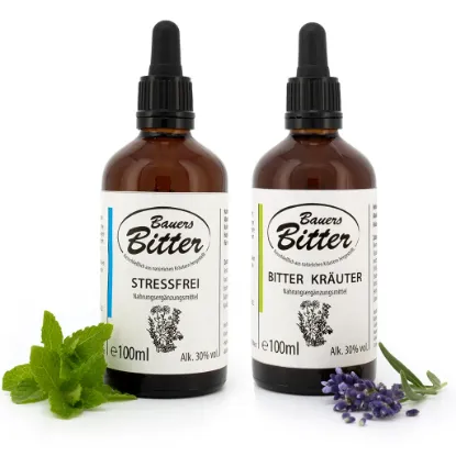 Zeige Details für Bauers BITTER KRÄUTER & STRESSFREI Set Bild von Bauers BITTER KRÄUTER & STRESSFREI Set