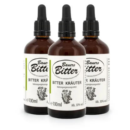 Zeige Details für Bauers BITTER KRÄUTER 3er Set Aktion Bild von Bauers BITTER KRÄUTER 3er Set Aktion