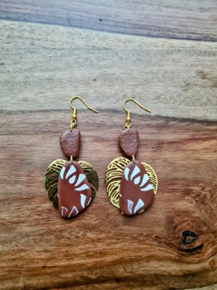 Picture of Statement Ohrringe 🤎 Polymer Clay 