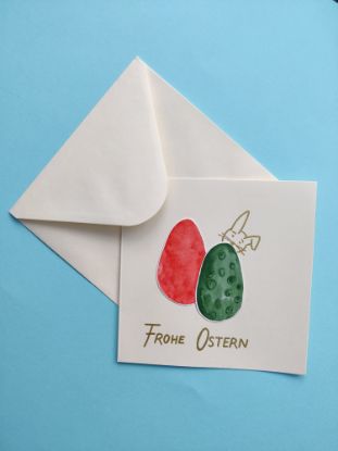 Grußkarte "Frohe Ostern"