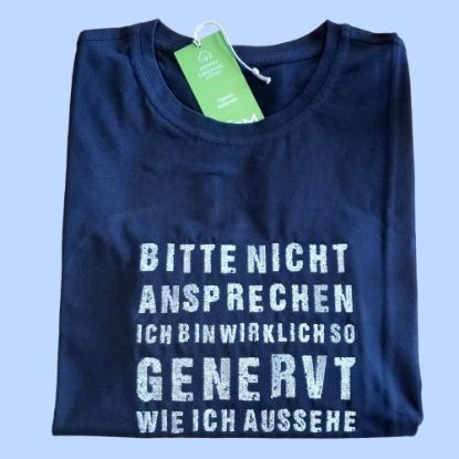 Bild von T-Shirt "Bitte nicht ansprechen", navy