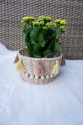 Picture of Blumenkorb aus Peddigrohr - ENE24