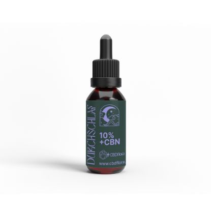 Bild von CBD Flora Öl 10% mit 5% CBN -10ml „Durchschlaf“