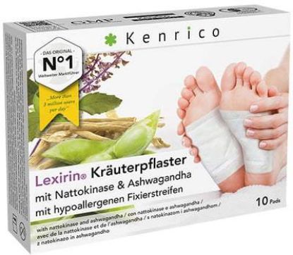 Bild von Lexirin® Kräuterpflaster mit Nattokinase und Ashwagandha - 2 Pads