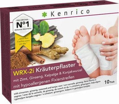 Bild von WRX-2i Kräuterpflaster mit Zimt, Ginseng, Kelpalge und Konjakwurzel - 2 Pads