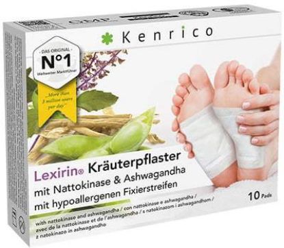 Zeige Details für Lexirin® Kräuterpflaster mit Nattokinase und Ashwagandha - 10 Pads Bild von Lexirin® Kräuterpflaster mit Nattokinase und Ashwagandha - 10 Pads