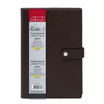 Picture of Travel Journal A5 96 Blatt 80g Leder