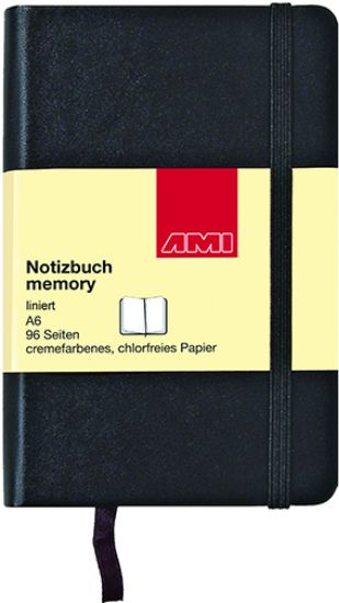 Bild von Notizbuch Memory A6 liniert 96 Seiten