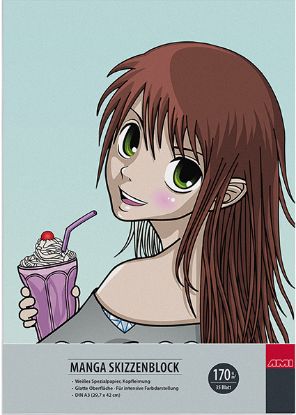 Bild von Manga Skizzenblock 170gr. A4 35 Blatt