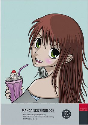 Bild von Manga Skizzenblock 170gr. A3 35 Blatt