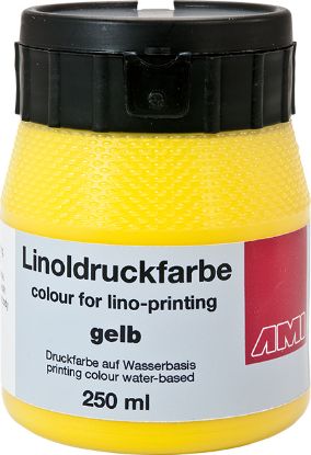 Bild von Linoldruckfarbe 250ml. gelb