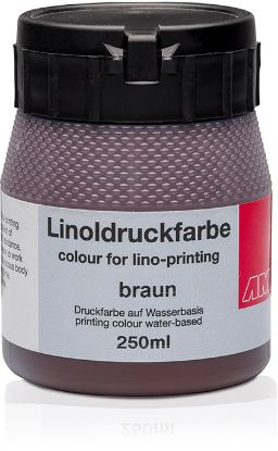 Zeige Details für Linoldruckfarbe 250ml. braun Bild von Linoldruckfarbe 250ml. braun