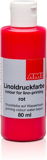 Picture of Linoldruckfarbe 80ml. rot