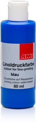 Bild von Linoldruckfarbe 80ml. blau