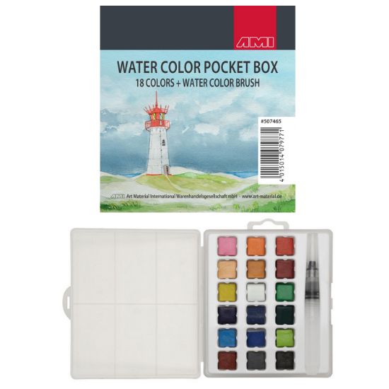 Picture of Watercolor Poket Box 18 + 1