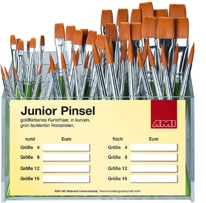 Zeige Details für Juniorpinsel Display Bild von Juniorpinsel Display