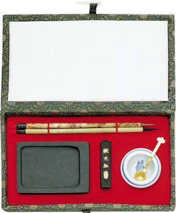 Show details for China Tusche Set Nr. 1 6tlg. Picture of China Tusche Set Nr. 1 6tlg.