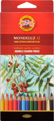 Show details for Mondeluz Aquarellstifte 12er Set Picture of Mondeluz Aquarellstifte 12er Set