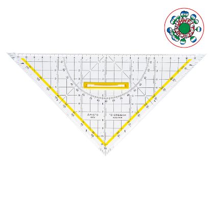 Bild von Aristo TZ Geodreieck 1650/4