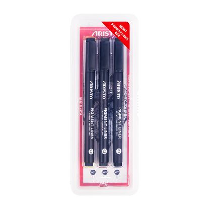 Show details for Aristo Liner College 3er Set, 0,3/0,5/0,7mm Picture of Aristo Liner College 3er Set, 0,3/0,5/0,7mm