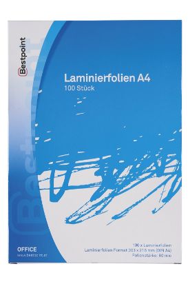 Picture of Laminierfolie A4 80 mic 100 Stück
