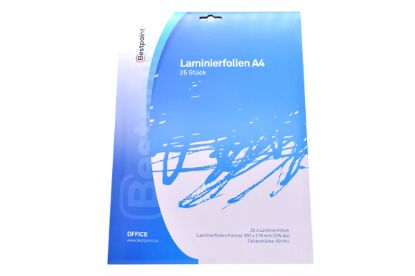 Show details for Laminierfolie A4 125 mic 25 Stück Picture of Laminierfolie A4 125 mic 25 Stück
