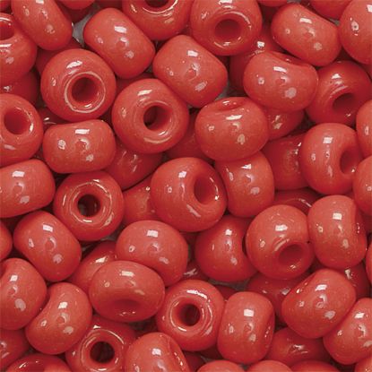 Zeige Details für Böhmische Roncailles Ø 5 mm karminrot Bild von Böhmische Roncailles Ø 5 mm karminrot