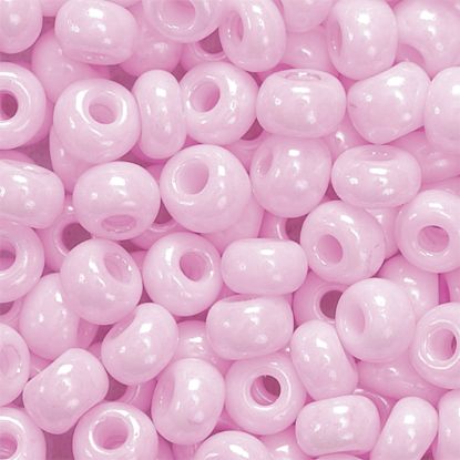 Zeige Details für Böhmische Roncailles Ø 5 mm zartrosa Bild von Böhmische Roncailles Ø 5 mm zartrosa