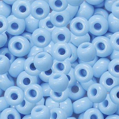 Zeige Details für Böhmische Roncailles Ø 5 mm himmelblau Bild von Böhmische Roncailles Ø 5 mm himmelblau