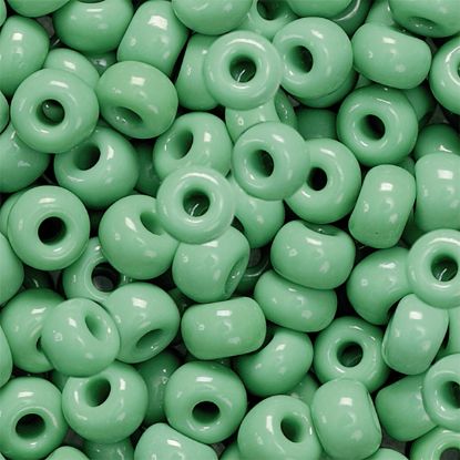 Zeige Details für Böhmische Roncailles Ø 5 mm grün Bild von Böhmische Roncailles Ø 5 mm grün