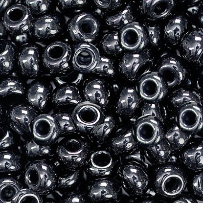 Zeige Details für Böhmische Roncailles Ø 5 mm schwarz Bild von Böhmische Roncailles Ø 5 mm schwarz